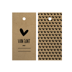 kadolabel kraft van Sint