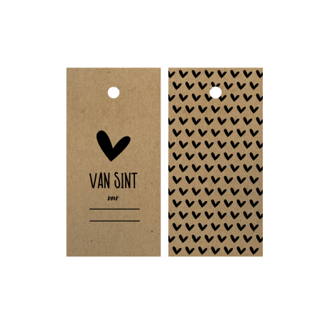 kadolabel kraft van Sint