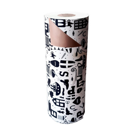 kadopapier hop hop hop rosegoud