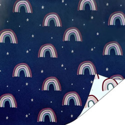 kadopapier regenboog winterblue