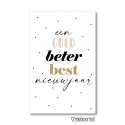 kadolabel goed beter best nieuwjaar