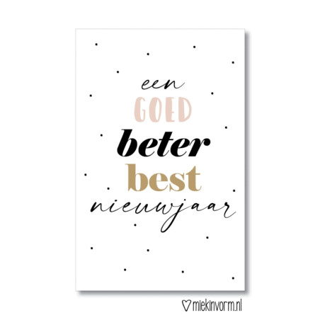 kadolabel goed beter best nieuwjaar