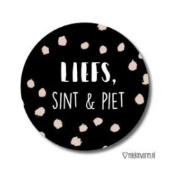 sticker liefs sint en piet stipjes