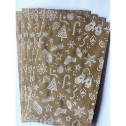 kerst kadozakje kraft wit