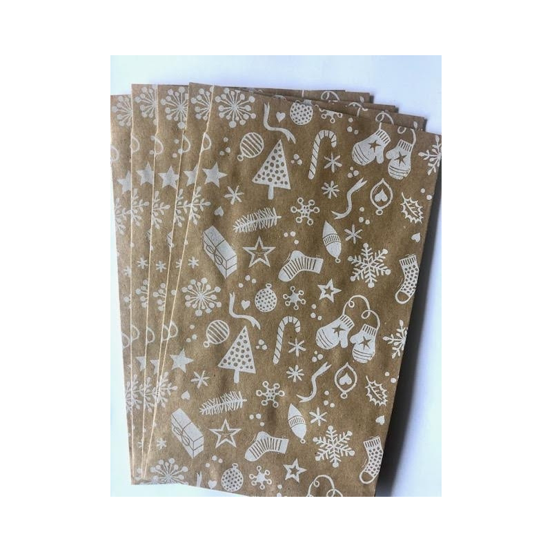 kerst kadozakje kraft wit