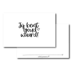 kadolabel goud waard