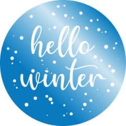 sticker hello winter