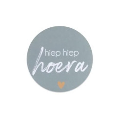 sticker hiep hiep hoera