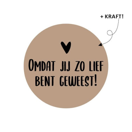Sticker kraft lief