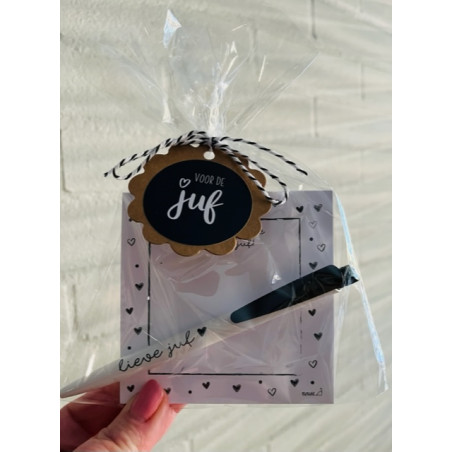 Complete kadoset Complimentenblokje