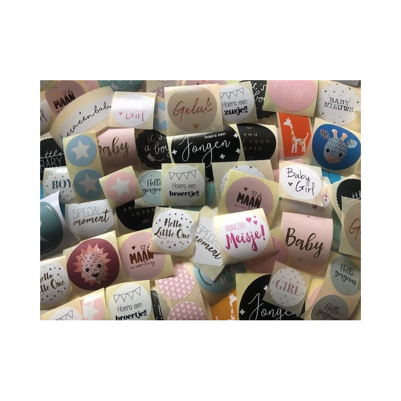 stickerpakket geboorte