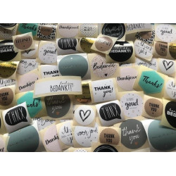 stickerpakket bedankt