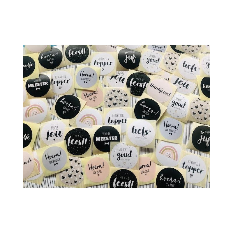 stickerpakket Miek in Vorm