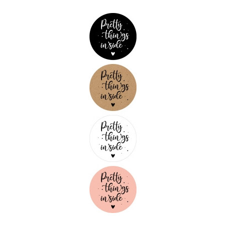 sticker pretty things assorti