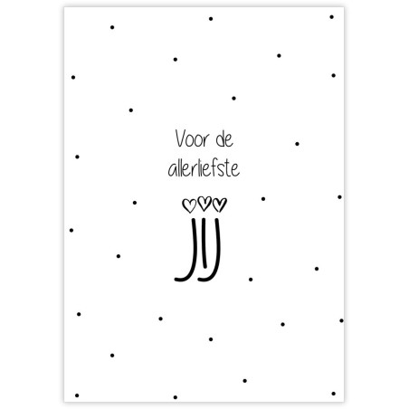 kaart liefste jij