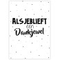 kaart alsjeblieft dankjewel