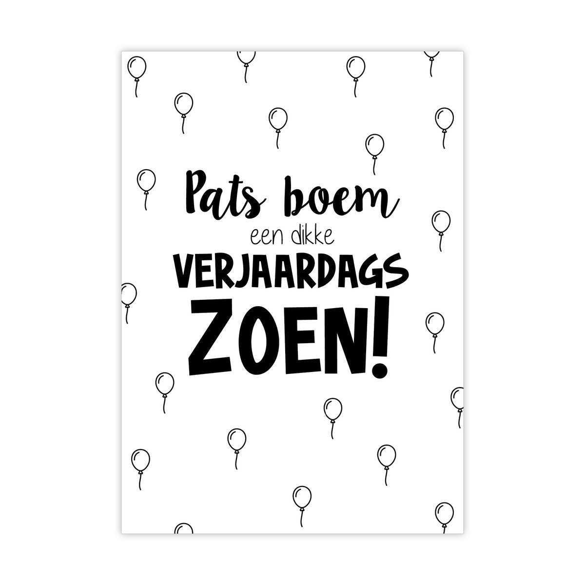 pats boem verjaardagszoen