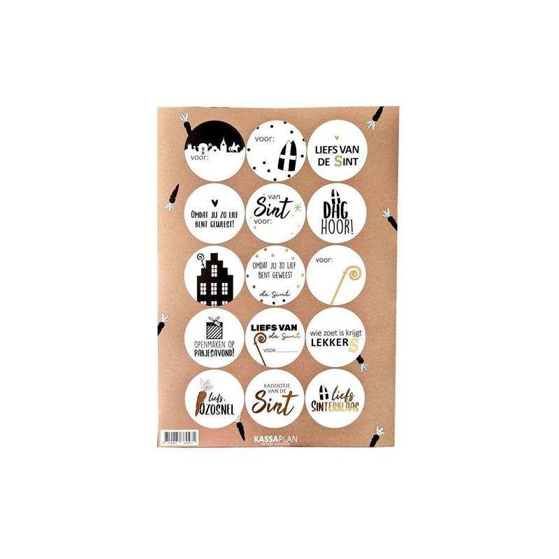 stickervel sint lekkers