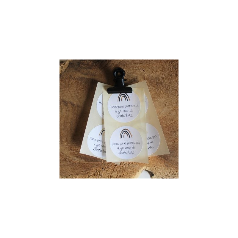 sticker hocus pocus goudfolie