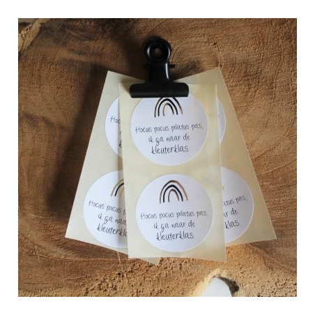 sticker hocus pocus goudfolie