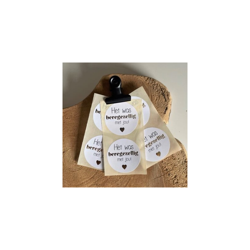 sticker bere gezellig