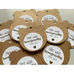 sticker bere gezellig