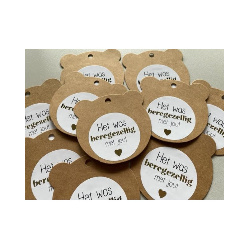 sticker bere gezellig