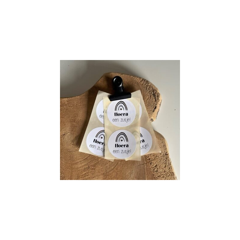 sticker regenboog zusje