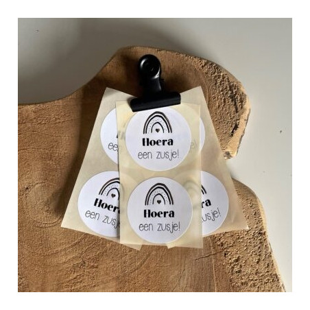 sticker regenboog zusje