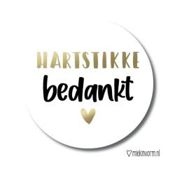 sticker hartstikke bedankt mv