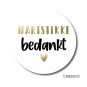 sticker hartstikke bedankt mv