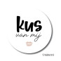 sticker kus van mij