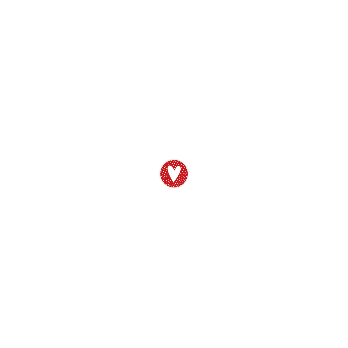 sticker rood stipjes