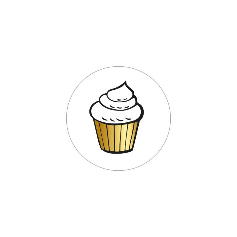 sticker cupcake