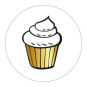 sticker cupcake