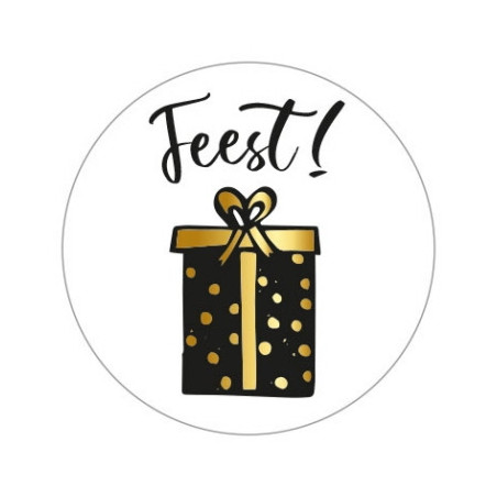 sticker feest kadootje