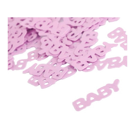 confetti baby roze