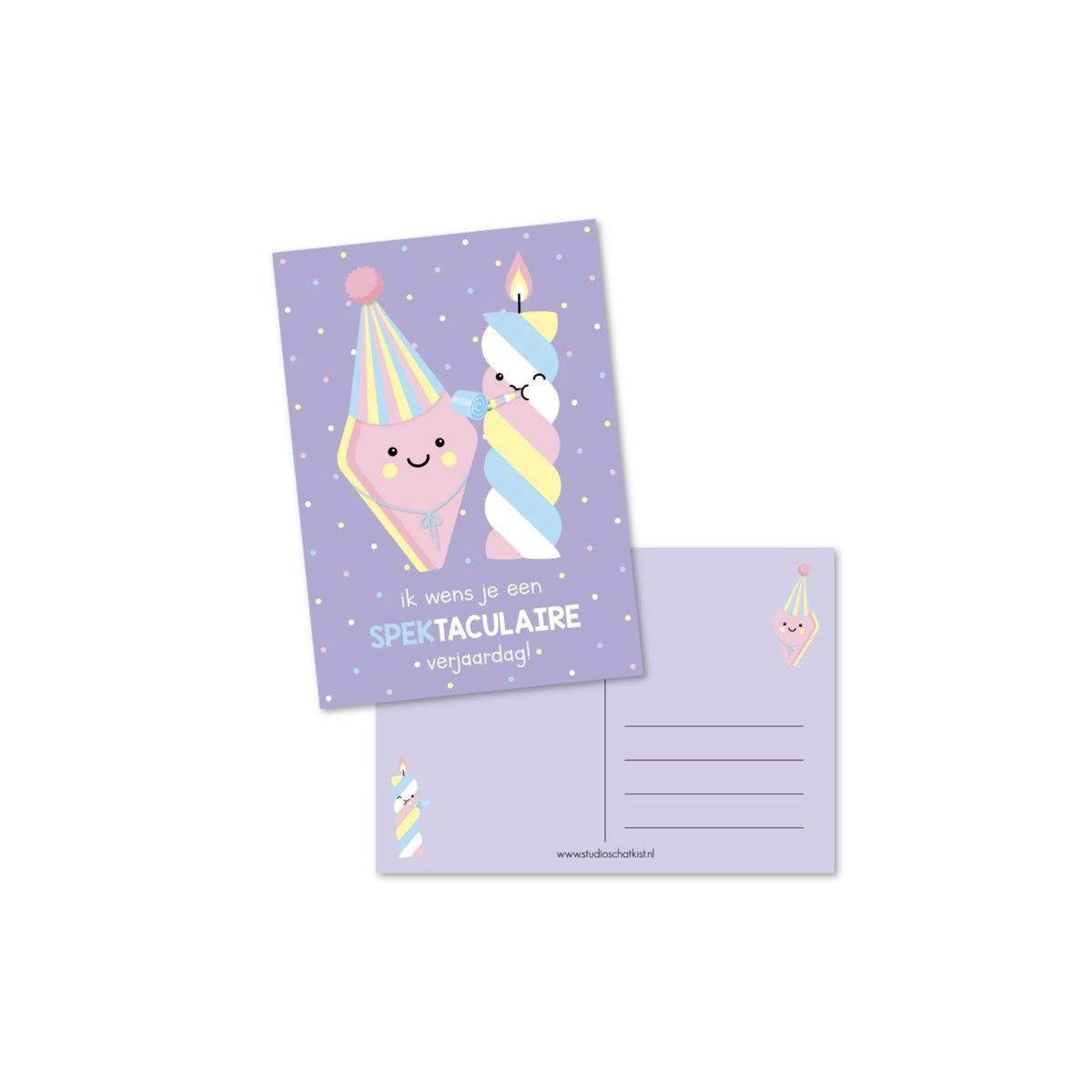 kaart spektaculaire verjaardag