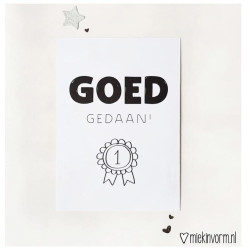 kaart goed gedaan