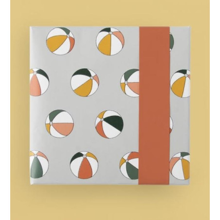 kadopapier strandballen