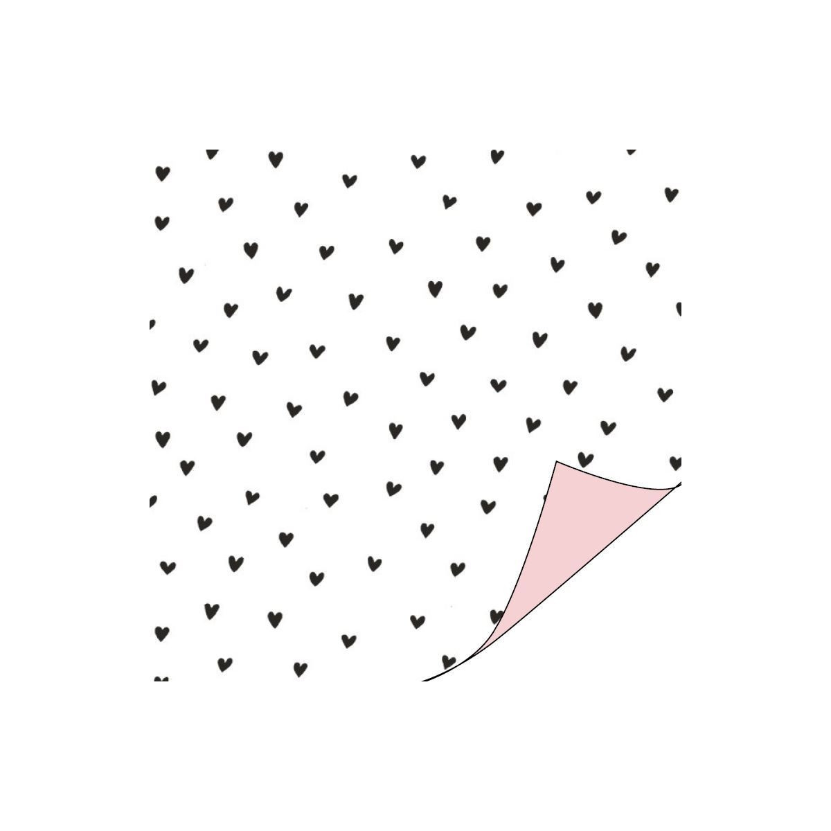 kadopapier hartjes roze