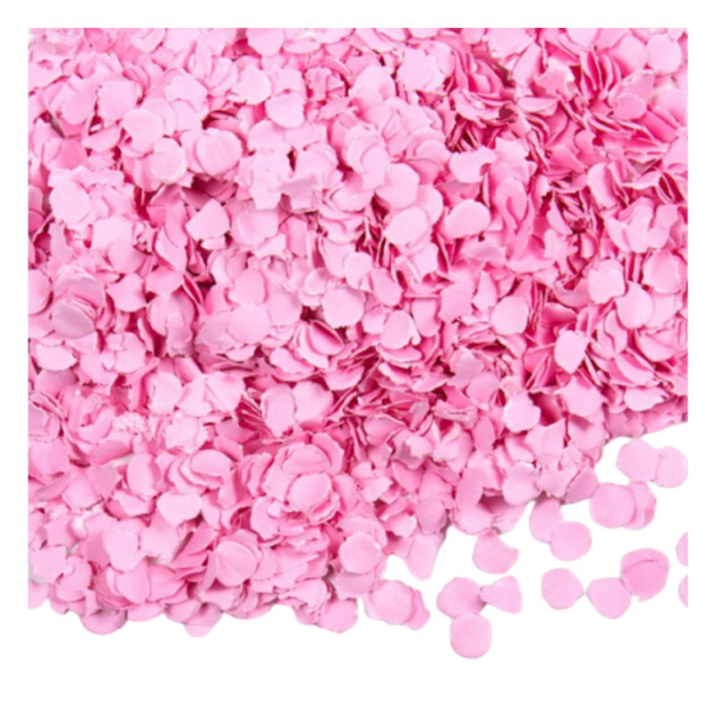 confetti zacht roze