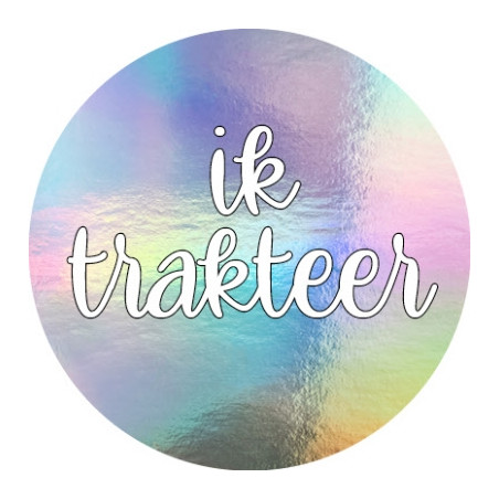 sticker ik trakteer