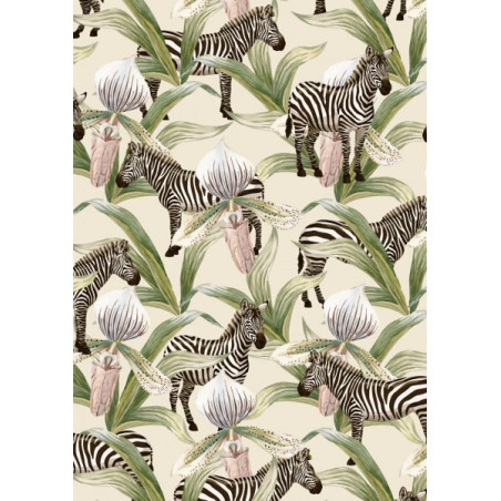 kadopapier zebra jungle