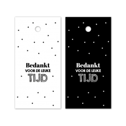 kadolabel fijne tijd