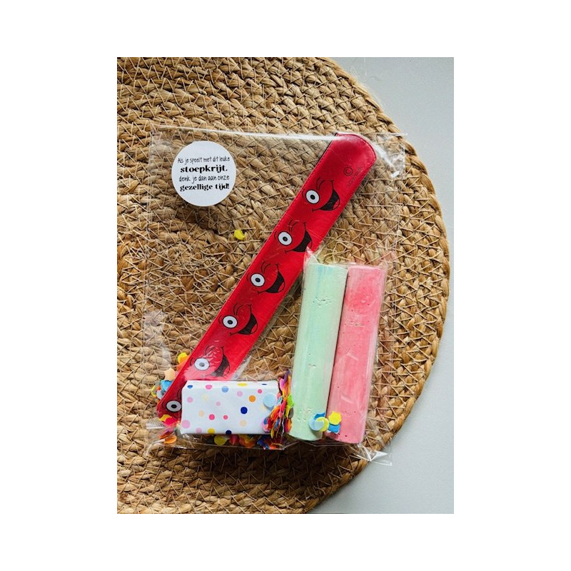 stoepkrijt traktatie