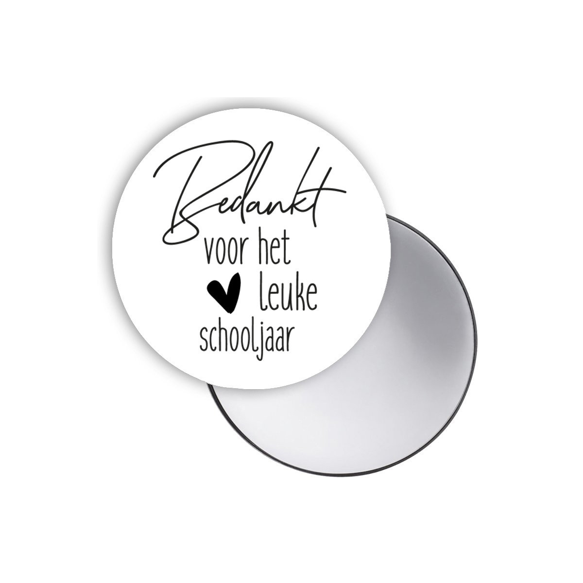 spiegeltje wit fijne schooljaar