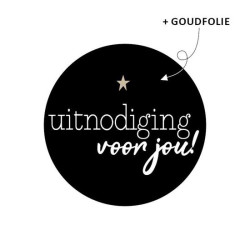 sticker uitnodiging