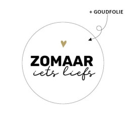 sticker zomaar iets liefs