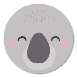 sticker koala gezicht